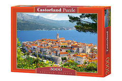 Puzzle 3000 CHORWACJA jigsaw KORCULA CROATIA  CASTORLAND *JBook