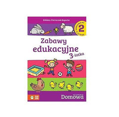 ZABAWY EDUKACYJNE 3-LATKA zeszyt 2 Polish book polska ksiegarnia *T *JBook