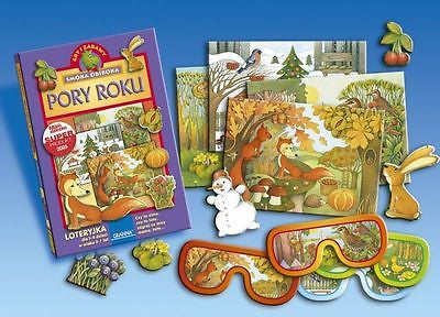 GRA EDUKACYJNA PORY ROKU wiek age 3-7 lat super prezent! wys 24h! GRANNA *JBooks