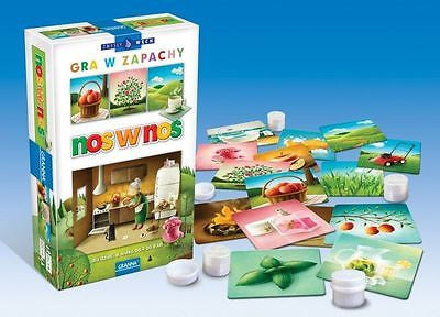 GRA EDUKACYJNA NOS W NOS w zapachy wiek age 4+ lat super prezent! GRANNA *JBook