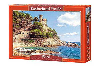 Puzzle 1000 HISZPANIA ZAMEK jigsaw  LLORET DE MAR SPAIN CASTORLAND *JBook