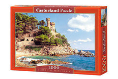 Puzzle 1000 HISZPANIA ZAMEK jigsaw  LLORET DE MAR SPAIN CASTORLAND *JBook