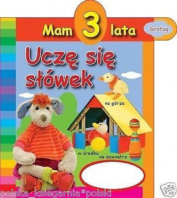 MAM 3 LATA Ucze sie slowek dzieci kartonowa bajka po polsku ksiazka *JBook