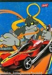 ZESZYT w 3 linie HOT WHEELS blue dla dzieci 16 stron polska ksiegarnia *JBooks