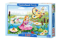 PUZZLE 120 THUMBELINA jigsaw CALINECZKA CASTORLAND *JBook
