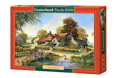 Puzzle 1000 COPY OF THE OLD BRIDGE jigsaw CHATKA MOST CASTORLAND *JBook