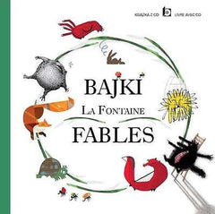 BAJKI LA FONTAINE FABLES + CD Jean La Fontaine polska ksiazka TWARDA *JBook