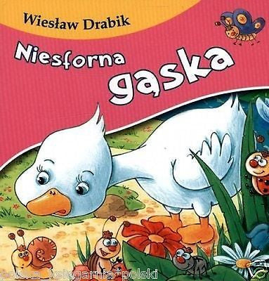 Wieslaw Drabik NIESFORNA GASKA kartonowe bajki dla dzieci POLISH BOOK *JBook
