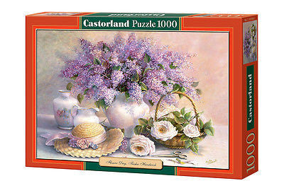 Puzzle 1000 KWIATY  jigsaw FLOWER DAY TRISHA HARDWICK NEW CASTORLAND *JBook
