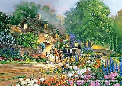 Puzzle 3000 ROSE LANE HOUSE  jigsaw DOMEK CASTORLAND *JBook