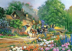 Puzzle 3000 ROSE LANE HOUSE  jigsaw DOMEK CASTORLAND *JBook