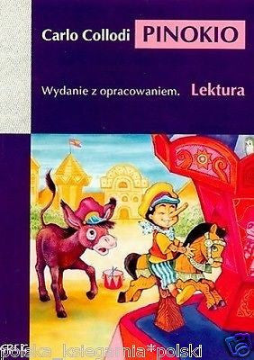 PINOKIO Carlo Collodi lektura z opracowaniem wysylka 24h! POLISH BOOK *JBook
