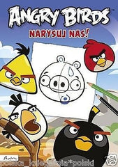 ANGRY BIRDS NARYSUJ NAS lamiglowki dla dzieci wys.24h POLSKIE KSIAZKI *T  *JBook