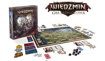 GRA PLANSZOWA PRZYGODOWA WIEDZMIN board game super prezent THE WITCHER CDP*JBook