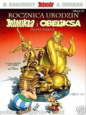ROCZNICA URODZIN ASTERIKSA I OBELIKSA ZLOTA KSIEGA Asteriks Obeliks *U JBook