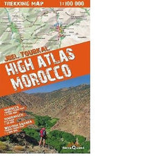 MOROCCO HIGH ATLAS TREKKING MAP 1:100000 wys. 24h! MAROKO mapa laminowana *JBook