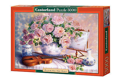 Puzzle 3000 ROSES TRISHA HARDWICK  jigsaw ROZE CASTORLAND *JBook