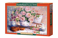 Puzzle 3000 ROSES TRISHA HARDWICK  jigsaw ROZE CASTORLAND *JBook