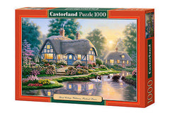 Puzzle 1000 GREAT COTTAGE WALKWAY RICHARD jigsaw DOMKI NAD RZEKA CASTOR *JBook