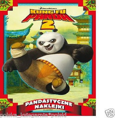 Kung Fu Panda 2 zadania quizy POLISH polskie ksiazki dla dzieci super naklejki!