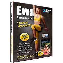 EWA CHODAKOWSKA SKALPEL WYZWANIE wysylka 24h! DVD trening dla kazdego *JBook
