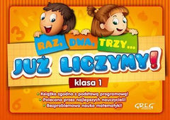 RAZ DWA TRZY JUZ LICZYMY KLASA 1 wys. 24h! edukacyjne polska ksiegarnia *JBOOK