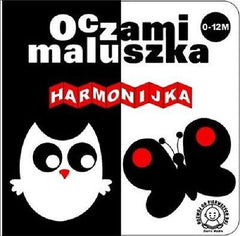 OCZAMI MALUSZKA HARMONIJKA 0-12 M ksiazka dla dzieci  SIERRA MADRE *T *JBook