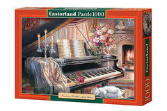 Puzzle 1000 SONATA BY FIRELIGHT JUDY GIBSON jigsaw FORTEPIAN CASTORLAND *JBook