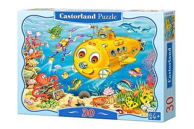 Puzzle 30 LODZ HAPPY SUBMARINE jigsaw NEW CASTORLAND wys. 24h! *JBook