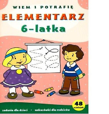 ELEMENTARZ 6-LATKA WIEM I POTRAFIE polskie ksiazki wysylka 24 Polish Book *JBook
