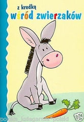 Z KREDKA WSROD ZWIERZAKOW CZ.1 malowanki kolorowanki dzieci POLISH BOOK *JBook
