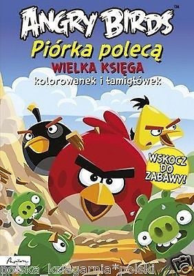 ANGRY BIRDS PIORKA POLECA WIELKA KSIEGA KOLOROWANEK I LAMIGLOWEK wys 24h *JBook