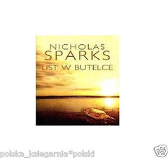 LIST W BUTELCE Nicholas Sparks kieszonkowa wysylka 24h! polskie ksiazki *JBook