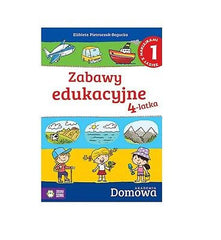 ZABAWY EDUKACYJNE 4 - LATKA zeszyt 1 z naklejkami polska ksiegarnia *T *JBook