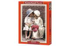 Puzzle 1000 PIERWSZY POCALUNEK jigsaw  FIRST KISS NEW CASTORLAND *JBook