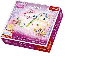 LUDO chinczyk dla dziewczynek disney ksiezniczki wiek age 4+ lat TREFL *T *JBook