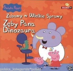 SWINKA PEPPA ZABAWY W WIELKIE SPRAWY 7 ZEBY PANA DINOZAURA POLISH BOOK *JBook