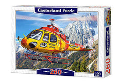 Puzzle 260 HELICOPTER RESCUE jigsaw HELIKOPTER CASTORLAND *JBook