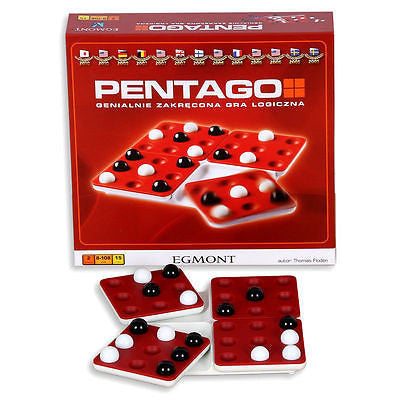 GRA LOGICZNA PENTAGO wiek age 8+ lat wysylka 24h! super prezent! EGMONT *JBooks