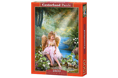 Puzzle 1500 ZLOTY STAW ANIOLEK  jigsaw GOLDEN POND ANGEL CASTORLAND *JBook