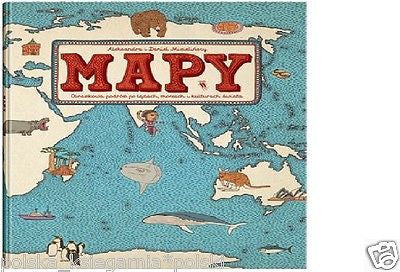 MAPY OBRAZKOWA PODROZ PO LADACH MORZACH I KULTURACH A. Mizielinska NOWA *JBook