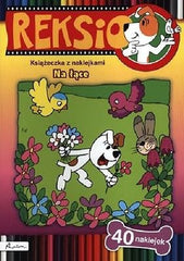 REKSIO NA LACE KOLOROWANKA Z NAKLEJKAMI polska ksiegarnia dla dzieci *JBOOK