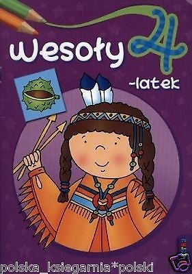 WESOLY 4-LATEK Linda Szwabowaska ksiazki dla dzieci POLISH BOOK *JBOOK