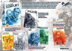 GRA karciana SWIATOWY KONFLIKT wiek age 10+ lat towarzyska FOX GAMES *JBook