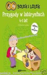 BOLEK I LOLEK W LABIRYNTACH naklejki po polsku POLISH polska ksiazka NOWA new