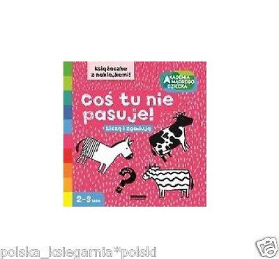 COS TU NIE PASUJE! LICZE I ZGADUJE Anna Boboryk naklejki POLISH BOOK *JBook