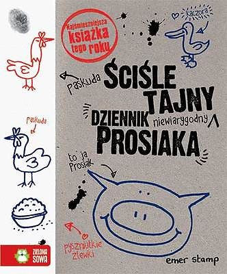 SCISLE TAJNY DZIENNIK PROSIAKA Emer Stamp polska ksiegarnia TWARDA *JBook