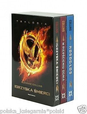 PAKIET IGRZYSKA SMIERCI TRYLOGIA Suzanne Collins wysylka w 24h! *T *JBooks