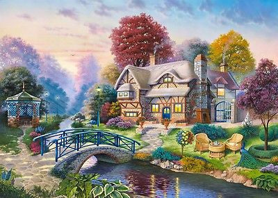 Puzzle 3000 JESIEN DOMEK jigsaw AUTUMN SCENERY  NEW  CASTORLAND *JBook