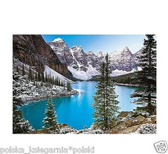 PUZZLE 1000 JEWEL OF THE ROCKIES CANADA jigsaw JEZIORO  KANADA CASTORLAND *JBook